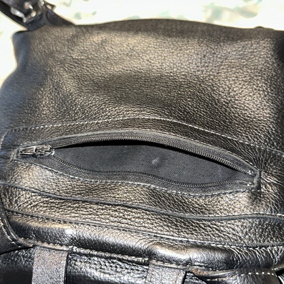 VINTAGE Harley Davidson Leather Backpack,  Genuine Leather With Logo - Picture 9 of 16